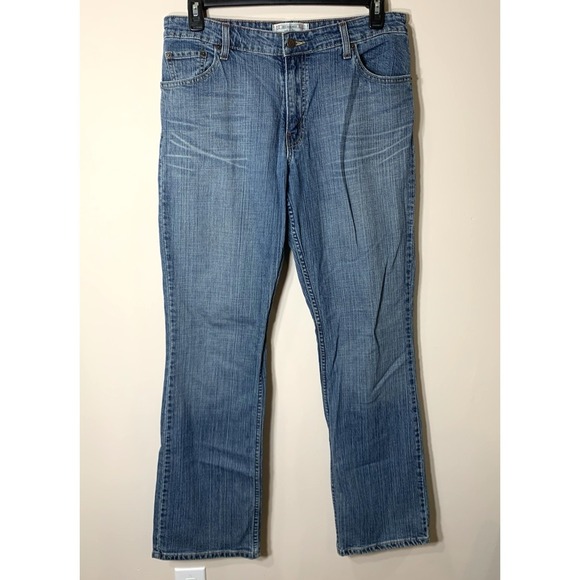 Levi's Denim - Levi's Signature Jeans Womens‎ 14 Long Blue Bootcut Midrise Stretch 34 X 33.5